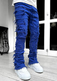 Men’s Ripped Stacked Jeans Pants