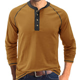 European & American Men’s Long-Sleeved Cotton T-Shirt | Outdoor Style