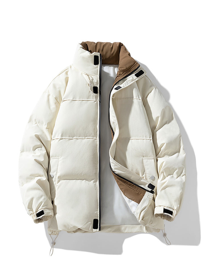 Warm Thick Youth Casual Cotton Jacket – Winter Hooded Outerwear
