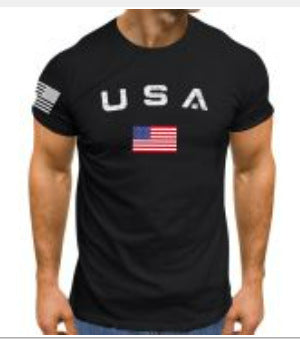3D Digital Print Men's T-Shirt | Stylish American Round Neck Tee