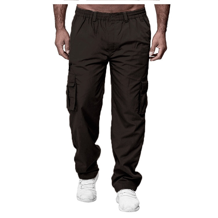 Men's Casual Multi-Pocket Loose Straight Cargo Pants | Daily Comfort