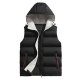 Youth Sports Casual Sleeveless Hooded Vest – Lightweight Polyester