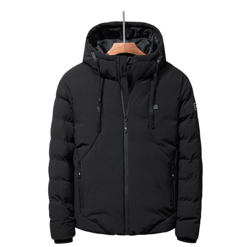 Heated USB Winter Jacket for Men & Women – Smart Electric Cotton Coat