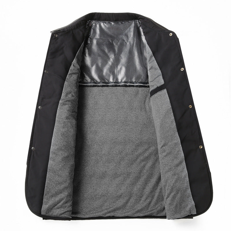 Men’s Lightweight Diamond Lattice Cotton-Padded Jacket | Autumn Coat