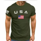 3D Digital Print Men's T-Shirt | Stylish American Round Neck Tee