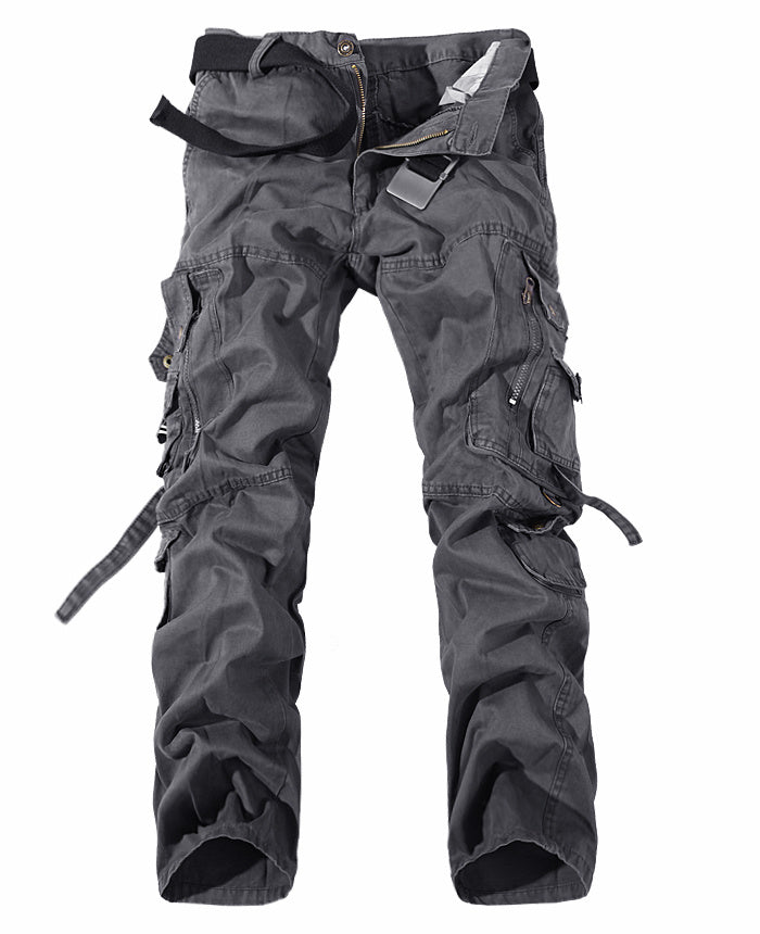 Men’s Multi-Pocket Cargo Pants | Cotton Military Tactical Work Pants