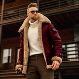 Men’s Winter Military Fleece Jacket – Tactical Warm Fur Collar Coat