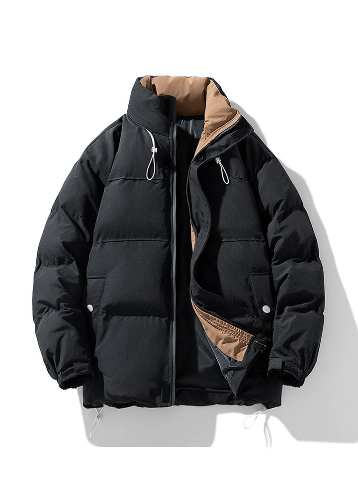 Warm Thick Youth Casual Cotton Jacket – Winter Hooded Outerwear
