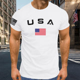 3D Digital Print Men's T-Shirt | Stylish American Round Neck Tee