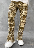 Men’s Ripped Stacked Jeans Pants