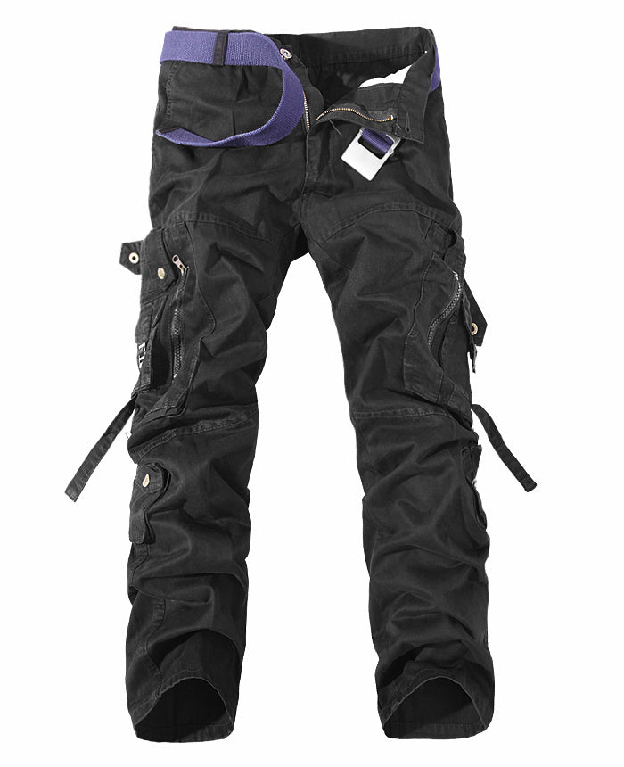 Men’s Multi-Pocket Cargo Pants | Cotton Military Tactical Work Pants