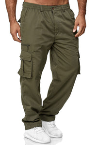 Men's Casual Multi-Pocket Loose Straight Cargo Pants | Daily Comfort