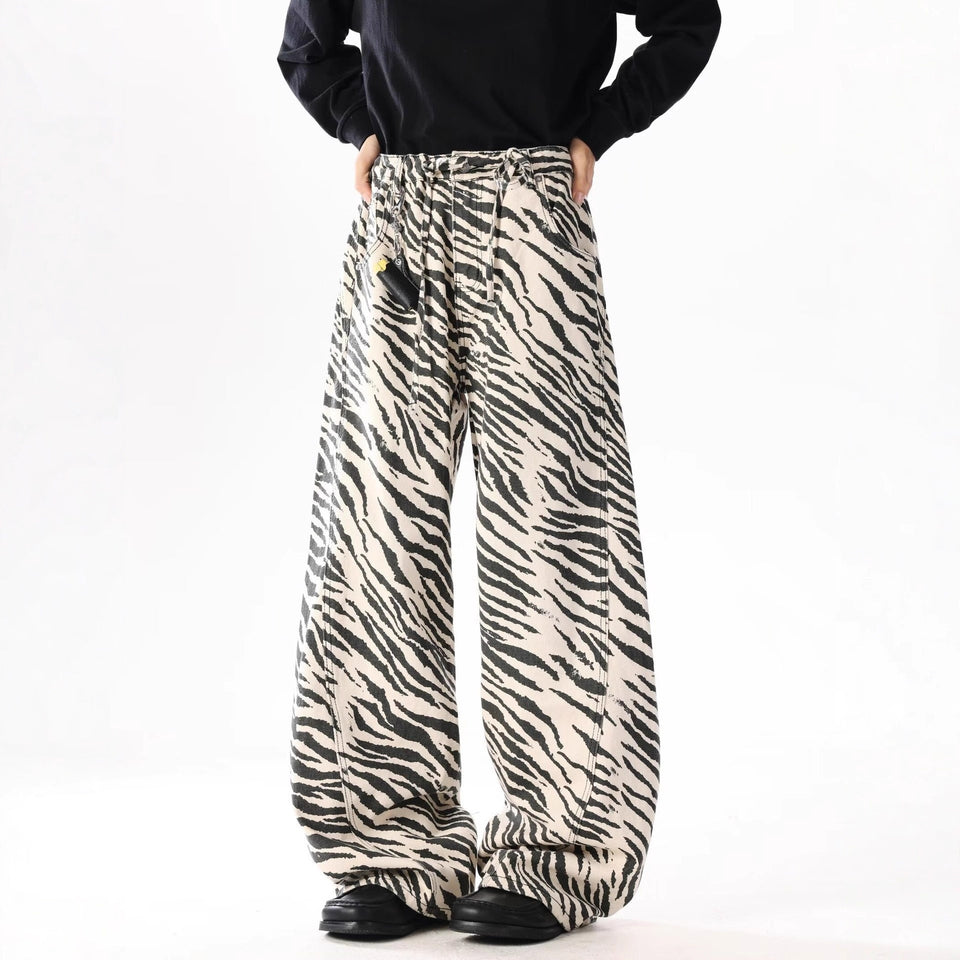 Versatile Men’s Wide-Leg Denim Pants – Loose Casual Straight Fit