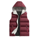 Youth Sports Casual Sleeveless Hooded Vest – Lightweight Polyester
