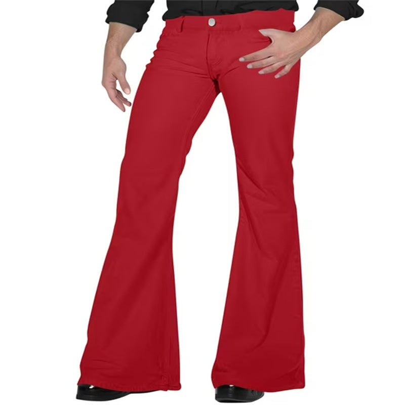 Women’s Retro Bell-Bottom Pants | Stretch Slim Fit Flared Trousers