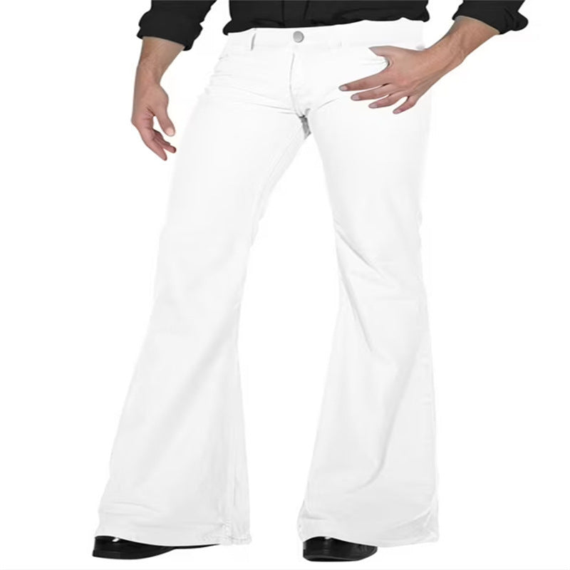 Women’s Retro Bell-Bottom Pants | Stretch Slim Fit Flared Trousers