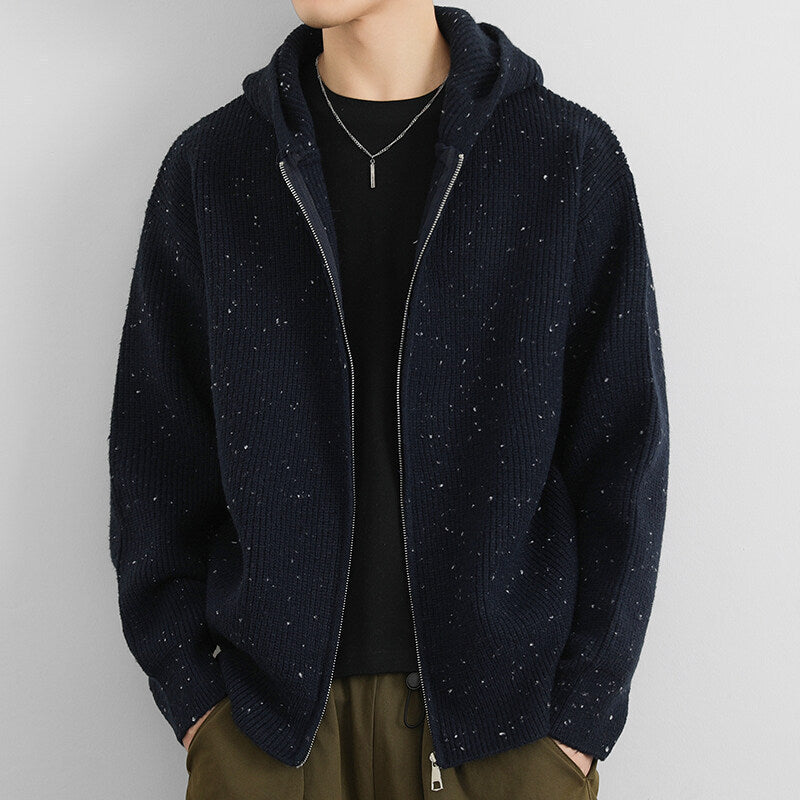 Hooded Thick Warm Cardigan Sweater for Men | Winter Casual Wear