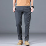 Men’s Casual Cotton Pants – Fashionable, Versatile, Mid-Rise Fit
