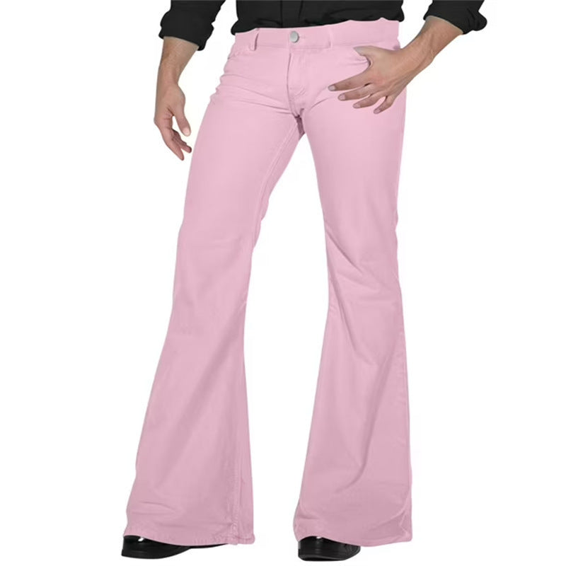 Women’s Retro Bell-Bottom Pants | Stretch Slim Fit Flared Trousers