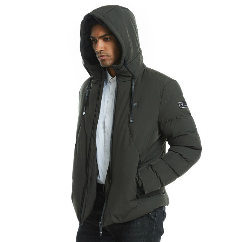 Heated USB Winter Jacket for Men & Women – Smart Electric Cotton Coat