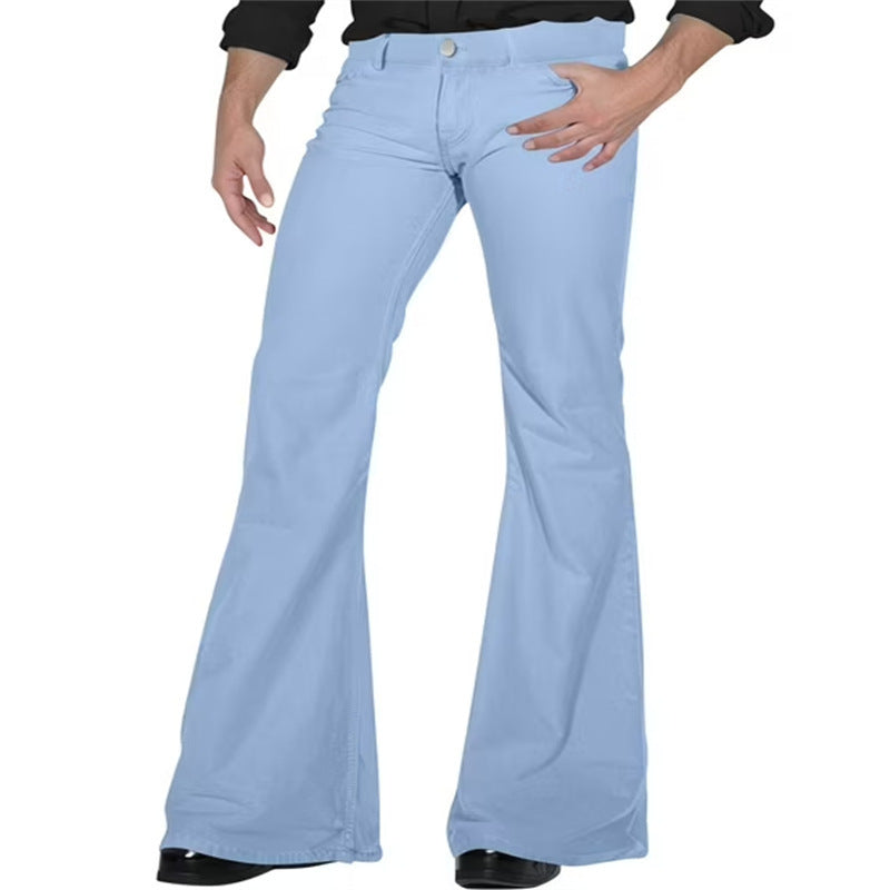 Women’s Retro Bell-Bottom Pants | Stretch Slim Fit Flared Trousers