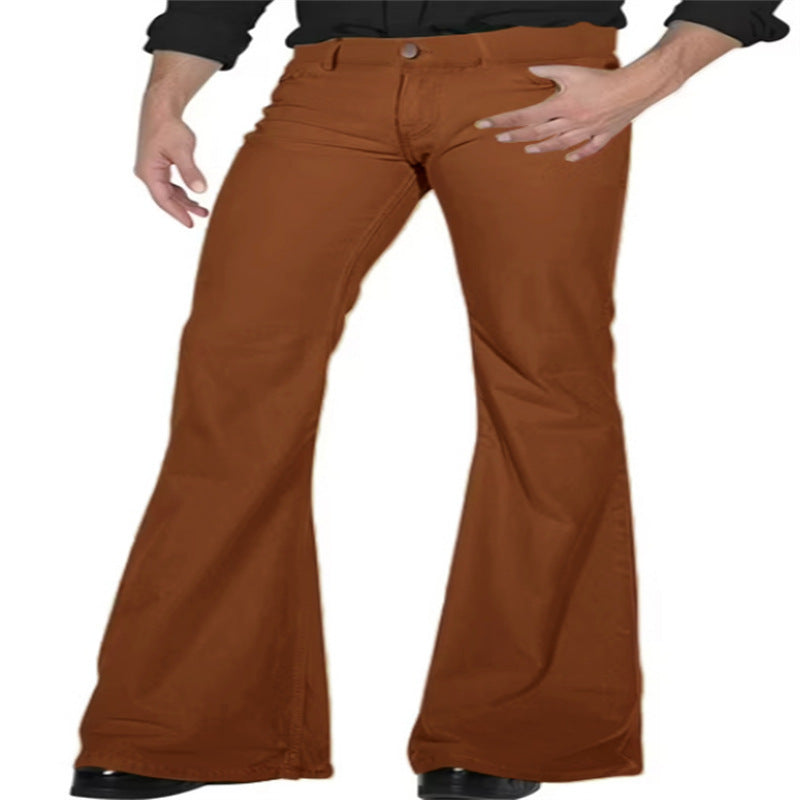 Women’s Retro Bell-Bottom Pants | Stretch Slim Fit Flared Trousers