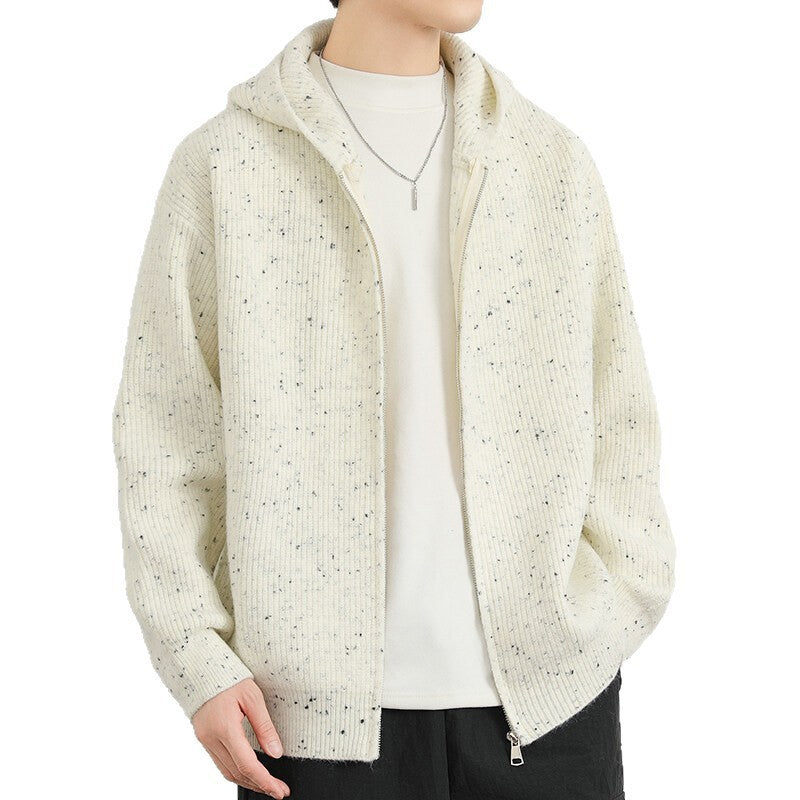 Hooded Thick Warm Cardigan Sweater for Men | Winter Casual Wear