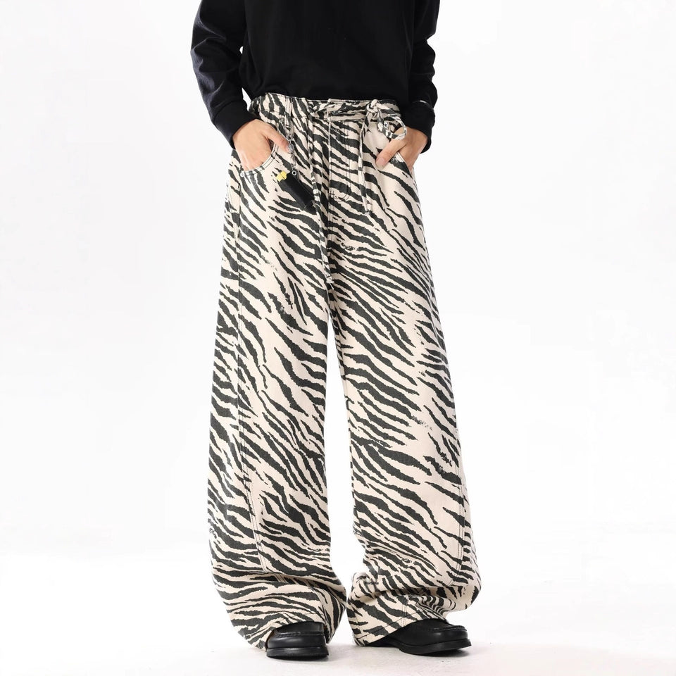 Versatile Men’s Wide-Leg Denim Pants – Loose Casual Straight Fit