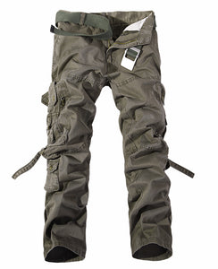 Men’s Multi-Pocket Cargo Pants | Cotton Military Tactical Work Pants