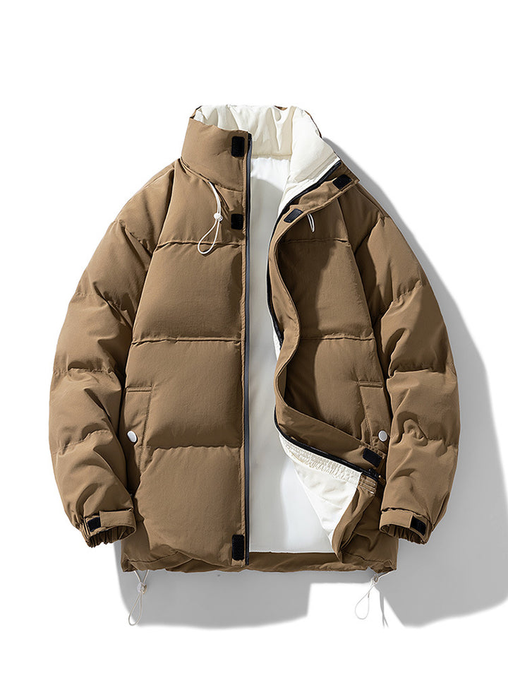 Warm Thick Youth Casual Cotton Jacket – Winter Hooded Outerwear
